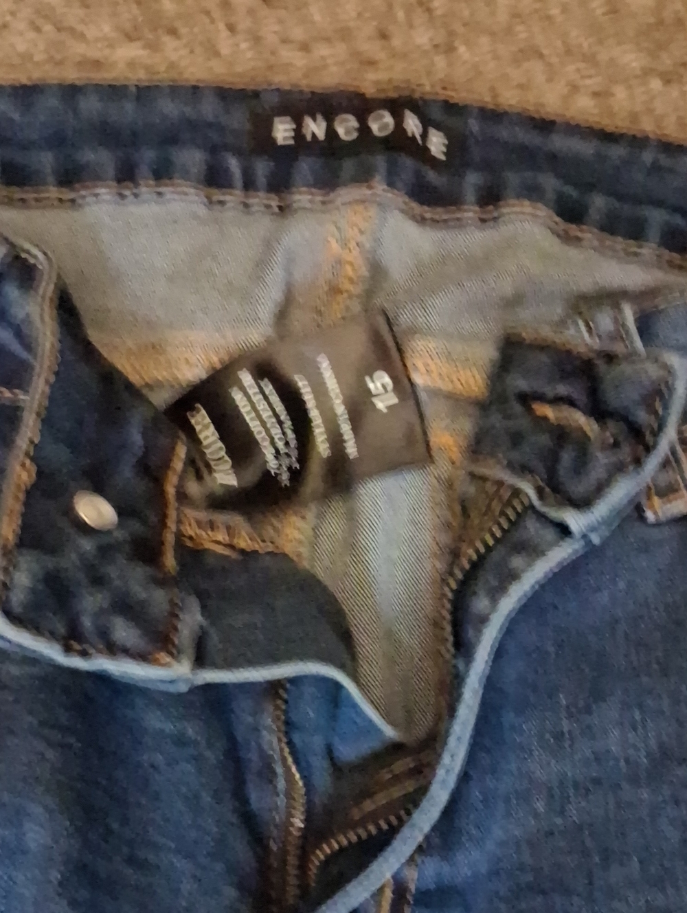 Blue Men's Distressed Jeans